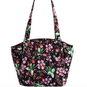 Vera Bradley Winter Berry Black Glenna Bag. NWT.